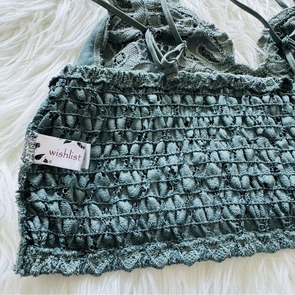 Green Lace Bralette - Picture 4 of 5